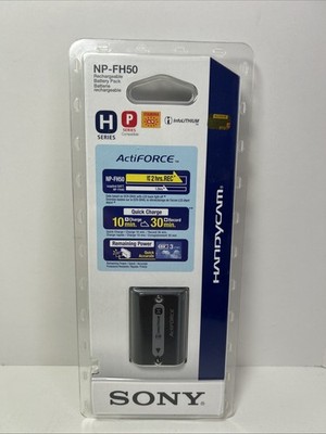 Sony Handycam NP-FH50 Akku Pack H Serie **Neu & Versiegelt**