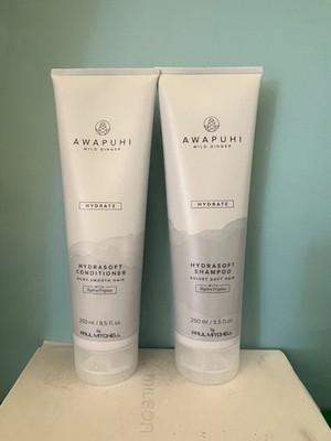 Paul Mitchell Awapuhi Wild Ginger Hydrasoft Shampoo & Conditioner 8.5oz New