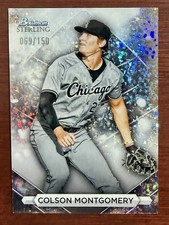 Colson Montgomery 2023 Bowman Sterling Prospects Mini-Diamond Ref /150 White Sox