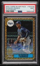 2022 Series 1 1987 Topps Chrome Silver Pack Mojo Wander Franco PSA 9 Auto 06bg