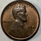 1949 D Lincoln Wheat Cent AU RB - #974