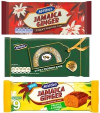 McVitie's Jamaica Ginger Sticky Pudding Cake, gusto sciroppo dorato di Lyle, pino