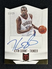 2012-13 Panini Momentum Basketball Kevin Durant #1 Auto Thunder /25