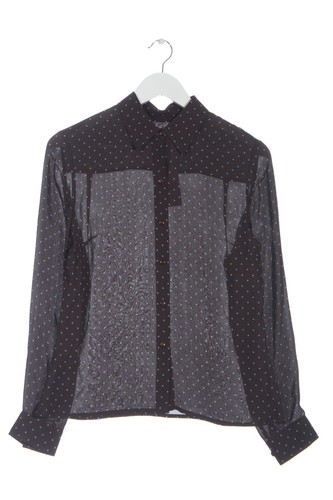 H&M DIVIDED Blouse longue Dames T EU 42 blanc-bleu style décontracté