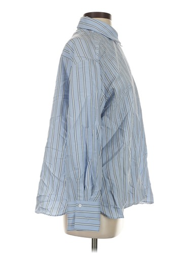 Zara Women Blue Long Sleeve Button-Down Shirt S - Picture 3 of 4