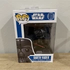 Funko Pop! Vinyl Star Wars Darth Vader #01 Black Vinyl Bobblehead, Standard Size