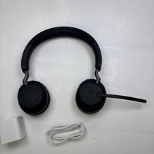 Jabra Evolve2 65 Wireless Stereo Headset - Bluetooth Noise-Cancelling No Dongle