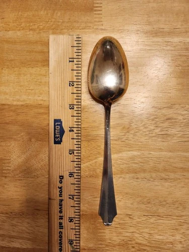 Minuet by International Sterling Silver Serving Spoon 8.5” Long, No Monogram 72g