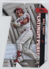 2021 Topps Topps Platinum Players Die-Cuts Mike Trout #PDC-1 12i0