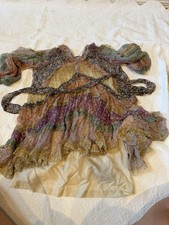 Zimmermann Multicolor Floral Print Silk Paneled Carnaby Midi Dress M