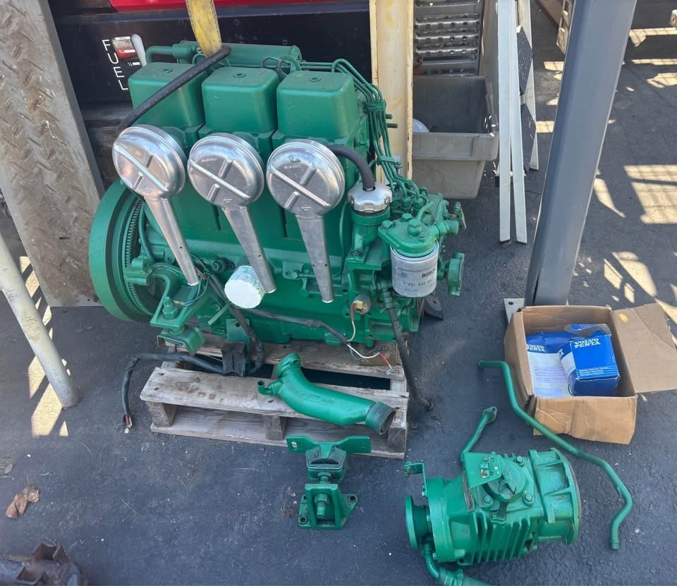 Volvo Penta Diesel Model MD17D , MARINE DIESEL ENGINE RUNS PERFECT | eBay