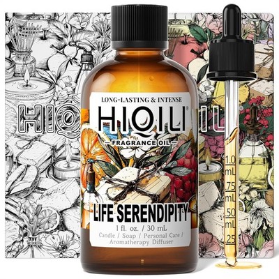 HIQILI Life Serendipity Duftöl für Kerzen, Parfüm, Badebomben, Aromatherapie, la
