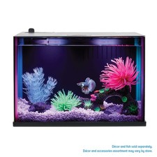 Top Fin Custom Colorflow Aquarium with 7 Color-Changing LEDs 3 Gal