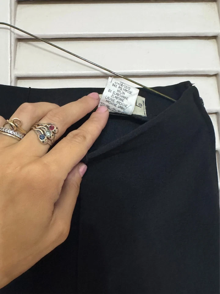 Vintage Lauren Vidal made in France Black Pants T5 - Image 4 of 4