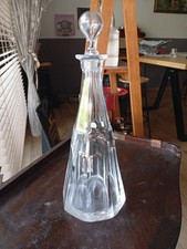 Carafe décanteur en verre transparent avec bouchon, carafe / décanteur