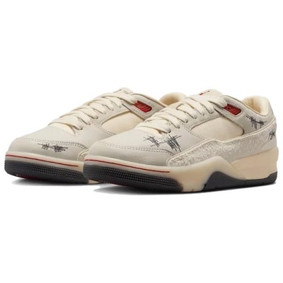 Jordan Flight Court SP Men's Sz 10 Coconut Milk/Varsity Red HQ2958-100 Fast Ship