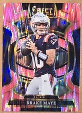 DRAKE MAYE PINK SHOCK PRIZM CONCOURSE CARD - 2025 PANINI SELECT FOOTBALL
