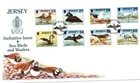 1999 JERSEY - DEFINITIVES : SEA BIRDS & WADERS FDC FROM COLLECTION V31