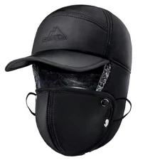 Winter Trapper Hats for Men Warm Trooper Hunting Hat with Ear Flaps Windproof...