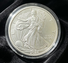 (1) 2024 American Eag le (BU) .999 Fine,US Fast Ship *