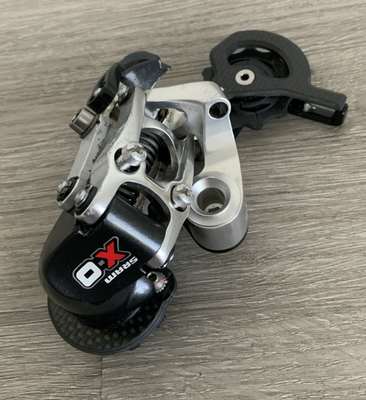 SRAM XO REAR DERAILLEUR 10 OR 9 SPEED LONG CAGE BLACK BOX CARBON