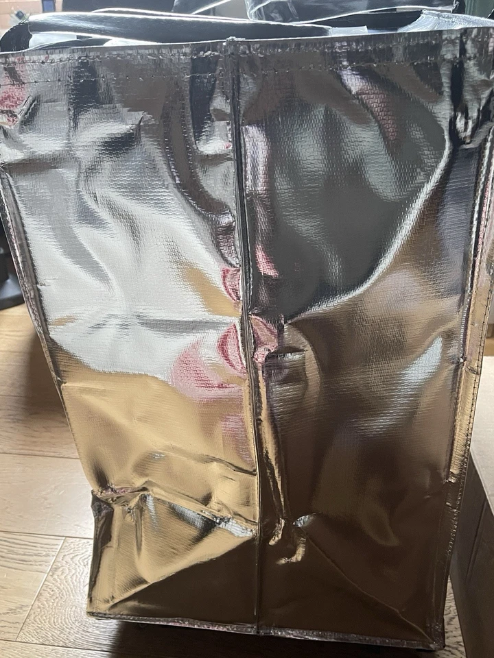 Hulken Silver Rolling Trolley Tote Large Shopping Bag - Image 4 of 4