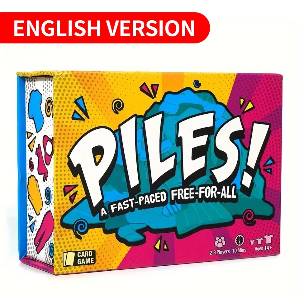 For Fast-paced Free-for-all Piles Card Games Family Kids Board Game Age 8+Party~ - Image 4 of 4
