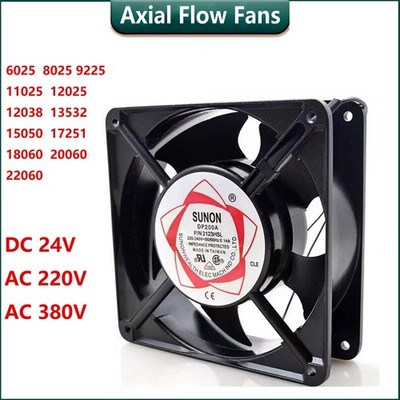 AC 220V 380V Small Axial Flow Silent Strong Electric Cabinet Cooling Fan 6-22cm