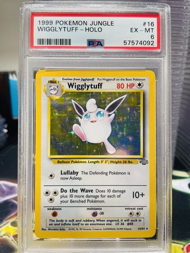 Wigglytuff (Unlimited) graded PSA 6 for sale on eBay