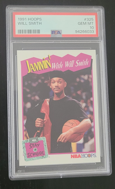 1991 Hoops #325 Will Smith Jammin Rookie PSA 10