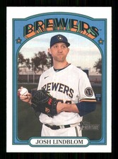 2021 Topps Heritage #289 Josh Lindblom Milwaukee Brewers TW4430