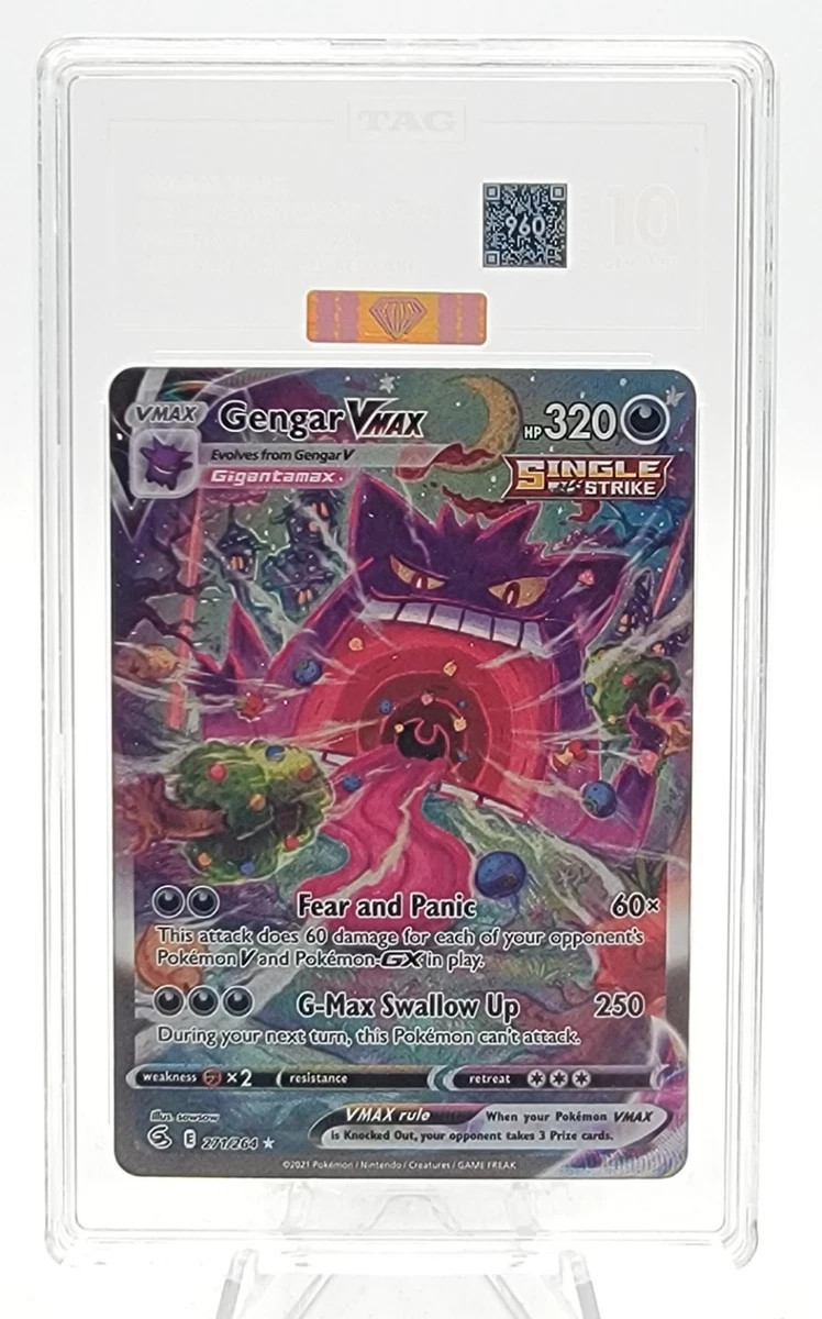 Gengar VMAX 271/264 Swsh08: Fusion Strike for sale | eBay