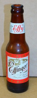 1950s EFFINGER BEER 7oz. Bottle BARABOO WI.