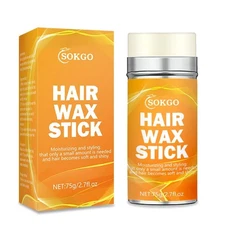 Hair Wax Stick, Long-Lasting Matte Finish for Hair Styling, Edge Control, Smooth