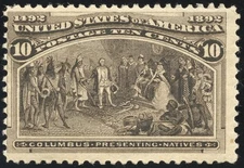 US Stamps # 237 MNH F+ Columbian Fresh Scott Value $265.00