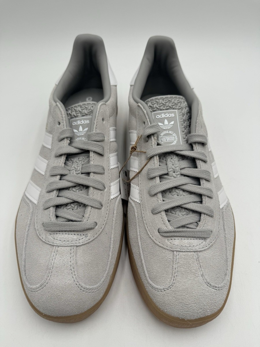 Adidas Men's Gazelle Indoor Originals Size 12 Grey White |JQ0176