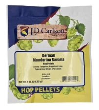 German Mandarina Bavaria Hop Pellets 1 oz for Home Brew Beer Making
