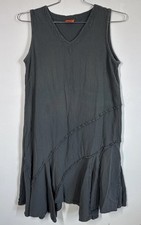 OH MY GAUZE! Green Casual Midi Sleeveless Dress Size S Granola Girl Boho Grunge
