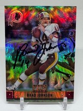NFL Football SIGNED Card 2000 Bowman Reserve 27 Brad Johnson Washington Redskins
