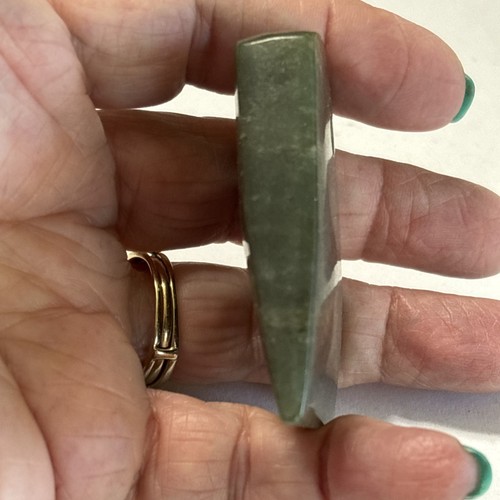 Alter China natürlicher Hetian Jade Axt Anhänger - Bild 2 von 7