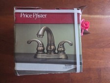Price Pfister Treviso Centerset Lavatory Bathroom Sink Faucet Bronze F048DV00