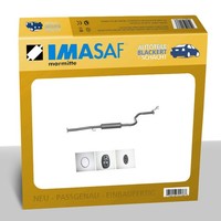 Imasaf Auspuff MSD Mitteltopf für Honda Civic IV Hatchback (Eg) 1.6 16V Vtec