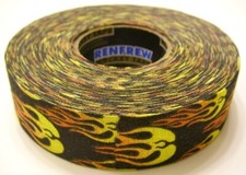 Renfrew FLAME Hockey Tape - 1" x 27 Yds - Lot of 2 Rolls