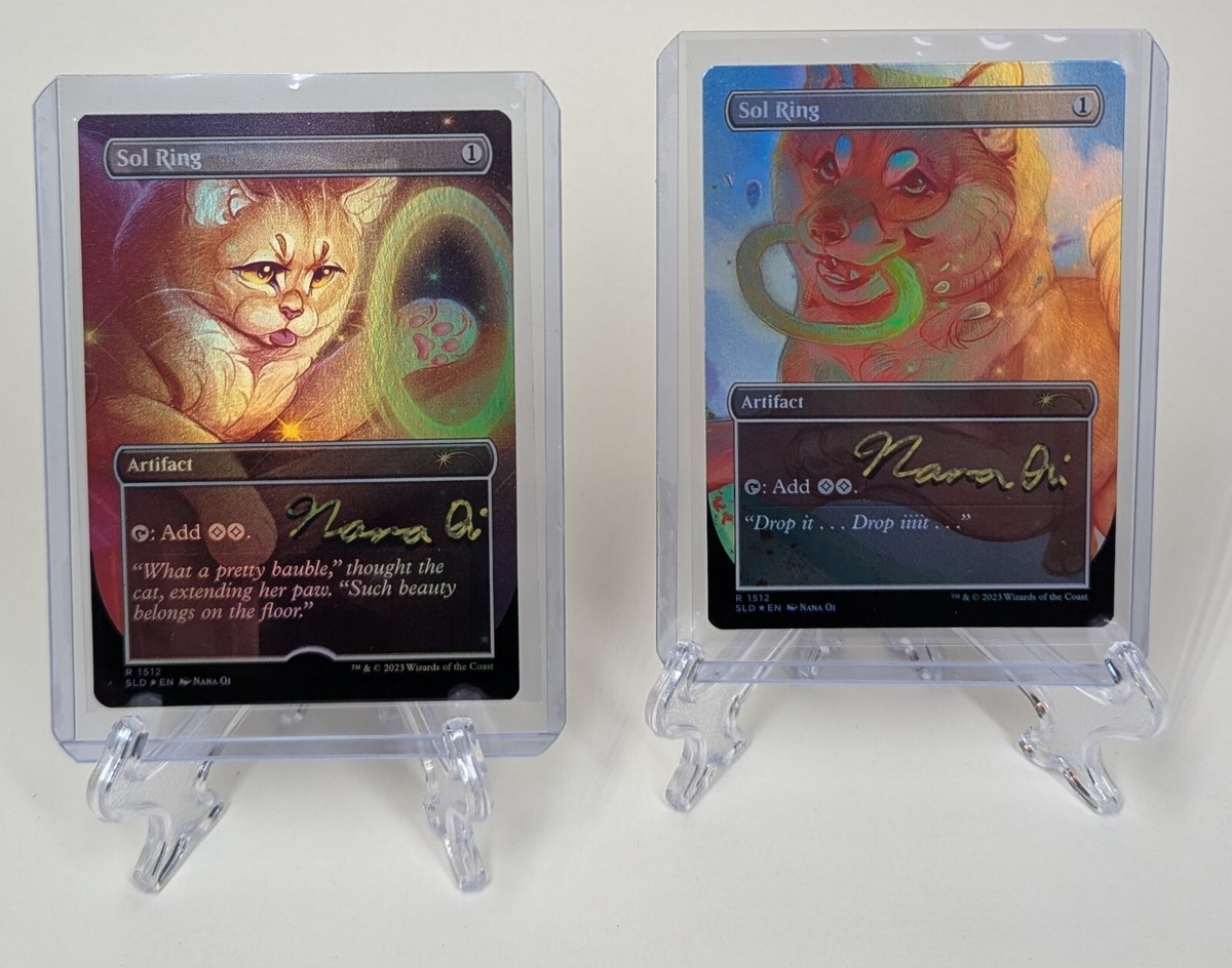 MTG | Sol Ring | Artist Proof Set | Secret Lair Raining Cats