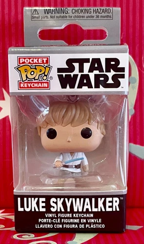 FUNKO Pocket Pop Keychain Star Wars Luke Skywalker Vinyl Keychain #53051 NEW