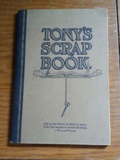 Tony's Scrapbook 1929 Edition Anthony Wons William Watson Poetry