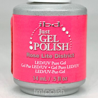 Brand New IBD Just Gel Nail Polish - Rose Lite District - Full Size