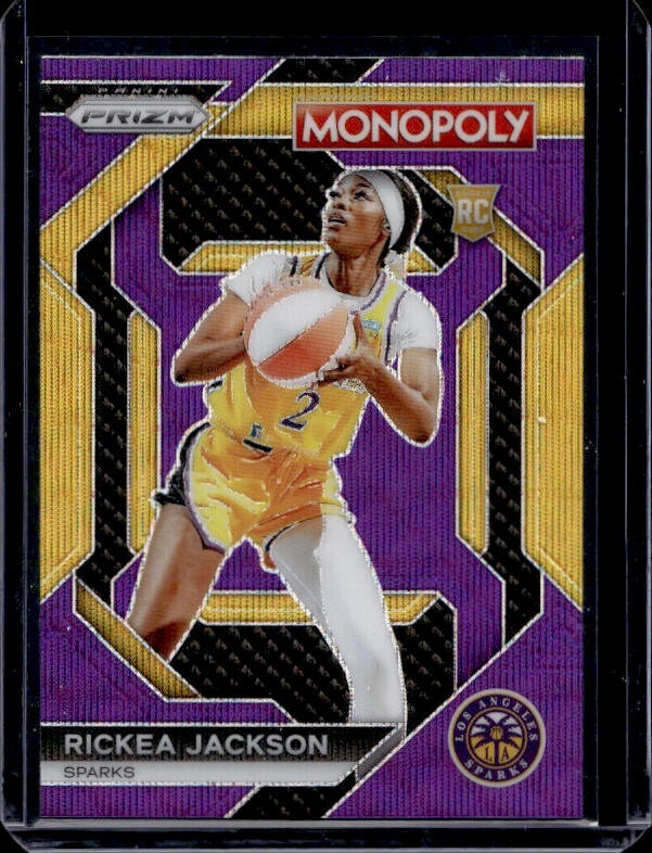 2024 Panini Prizm WNBA Monopoly #WNBA25 Rickea Jackson Purple Wave