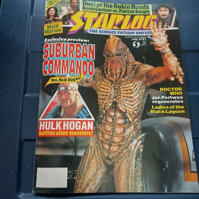 Starlog Magazine #167 June 1991 Suburban Commando Robin Hood Doctor Who Creature