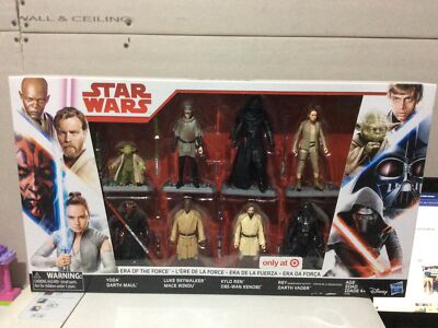 NEW~STAR WARS ERA OF THE FORCE TARGET EXCLUSIVE 8 PACK ACTION